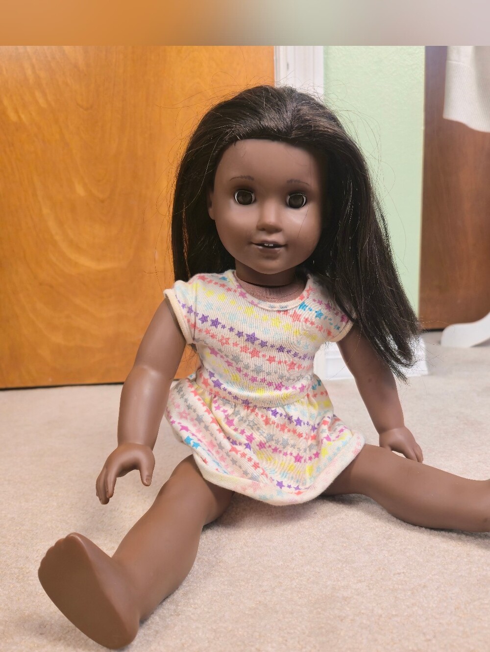 American Girl Truly Me 47 Doll Dark Brown Hair Brown Eyes Dark Skin